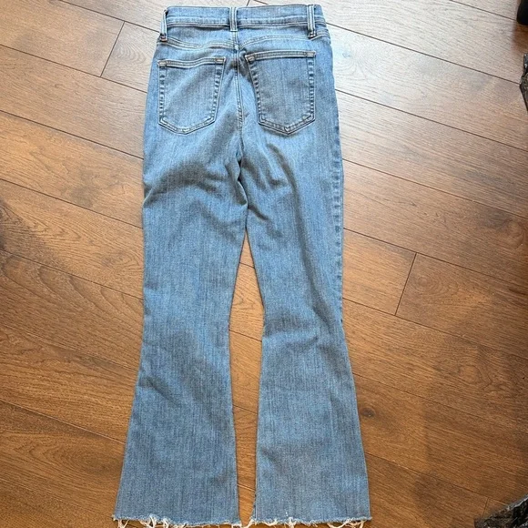 Frame Flair Jeans Raw Hem Size 25 Light Wash C5-021 - Picture 7 of 7